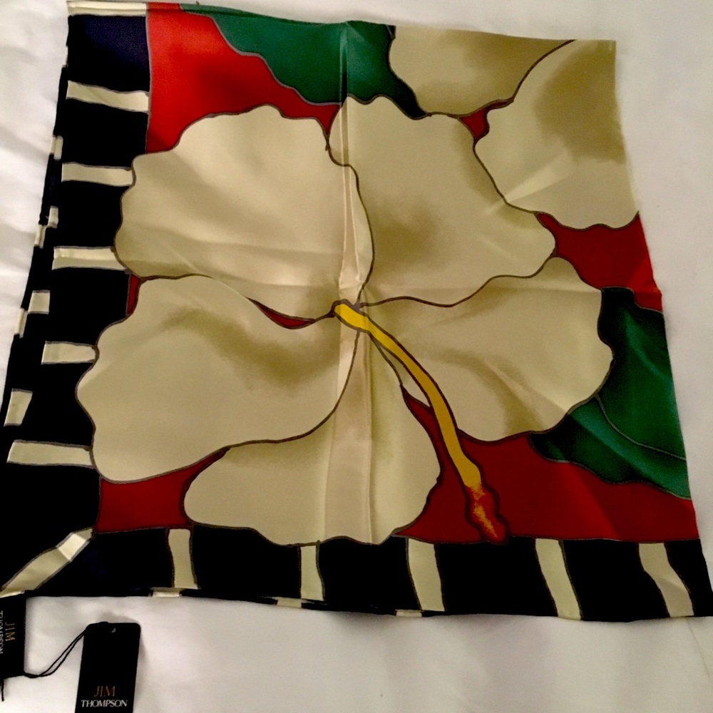 New With Tags - Jim Thompson Silk Scarf
